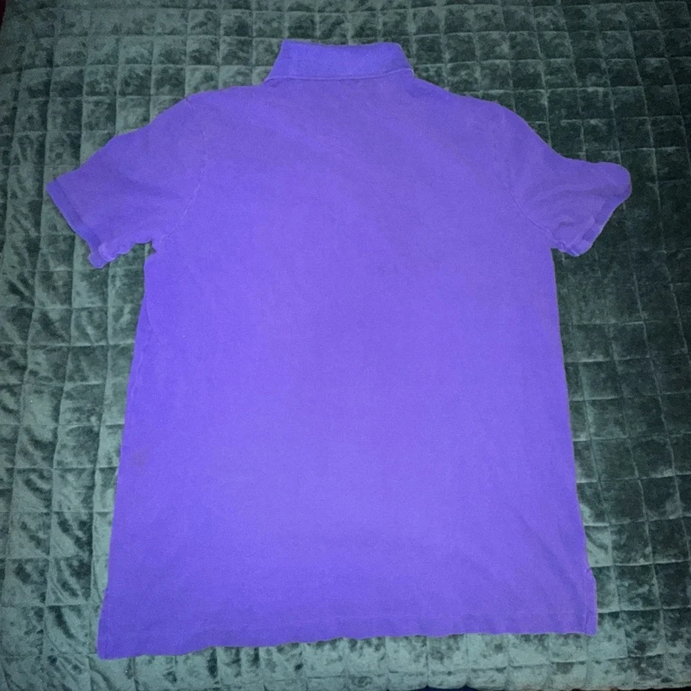 Polo Ralph Lauren Mens Short Sleeve Shirt Large (L) Purple Classic Prep